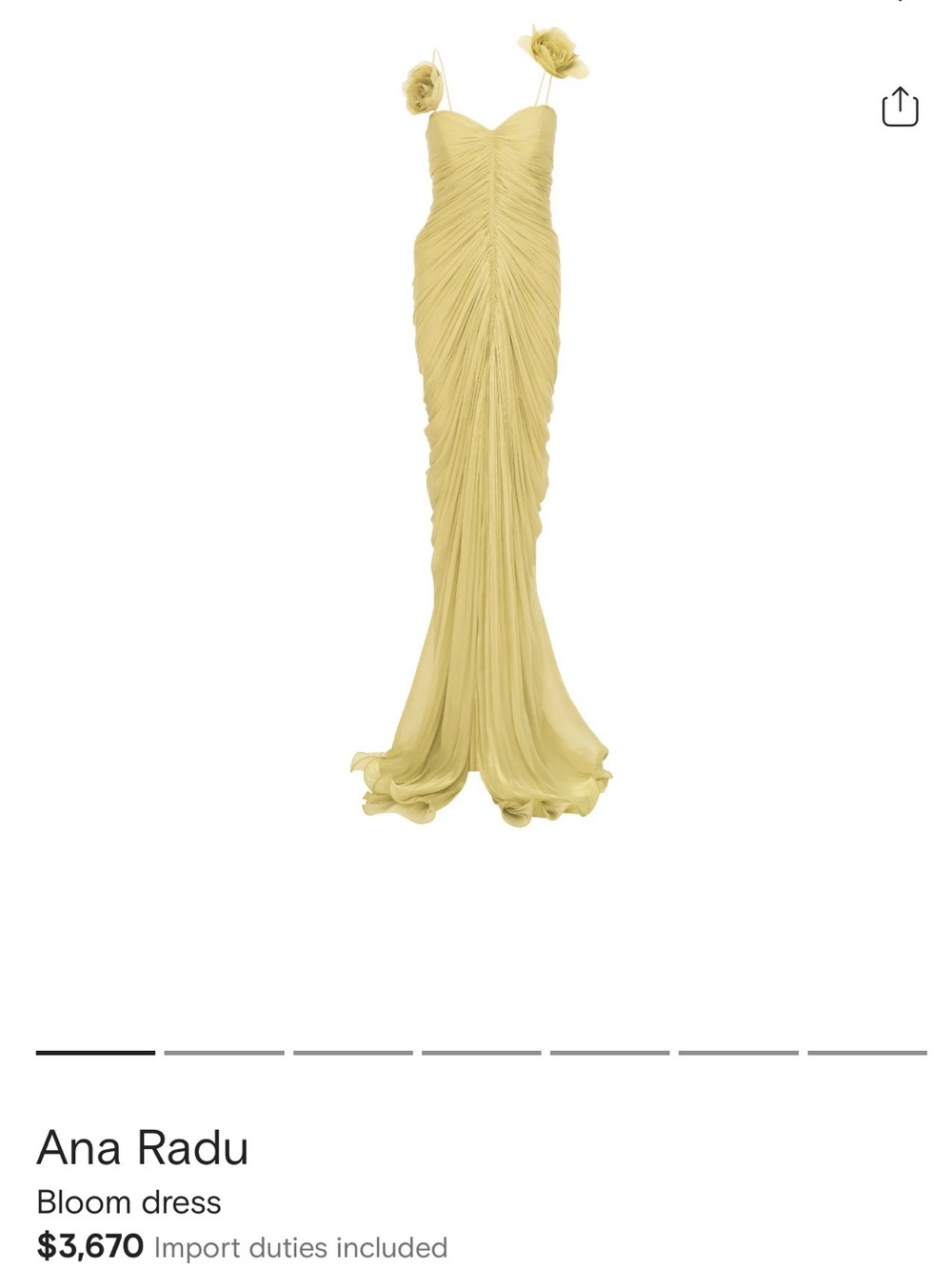Ana Radu 
Bloom dress